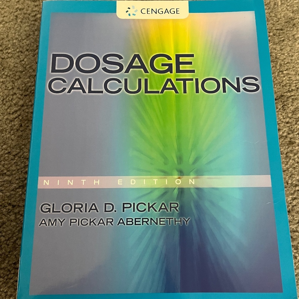 Dosage Calculations Ninth Edition Textbook